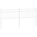  Sengegavl i metall hvit 180 cm 8721012210851