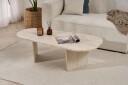 HomitiSalongbord Ovalis   Beige