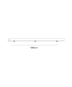 Light-Point - Ceiling Base L1000/3 Pendler Hvit