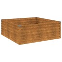  Høybed 100x100x36 cm cortenstål