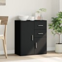 Skjenk svart 60x31x70 cm konstruert tre