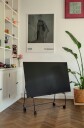Please Wait To Be Seated Carry Tv stativ Med Hjul   TV benker og mediebenker Stål Fig Purple   701201025