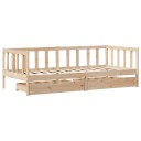  Dagseng med skuffer 90x200 cm heltre furu