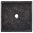 vidaXL Vask 40x40x10 cm marmor svart