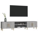 vidaXL TV-benk grå sonoma 180x31,5x40 cm konstruert tre