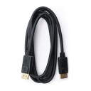 ELETRA DISPLAYPORT 1.2 2M KABEL, SVART