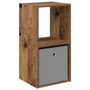  Nattbord med skuff Gammelt tre 35 x 32 x 68,5 cm Konstruert tre