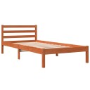 vidaXL Sengeramme brun 90x200 cm heltre furu 8721012361669