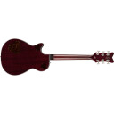 Gretsch G6134tfm-Nh Nigel Hendroff Sig. Penguin Dark Cherry Metallic Flame