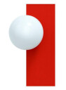 Swedish Ninja - Candy Big Rectangle S Vegglampe Strawberry Red Swedish Ninja