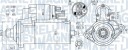 MAGNETI MARELLI 063721512010 Starter