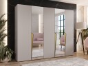 garderobeskap NO_BRAND Garderobeskap PIANO 2 250 cashmere Gull -