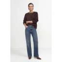 Rich & Royal, Dame, Strikkevarer, Brun, XL,