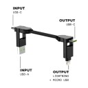 Rolling Square InCharge X 7 cm Universell Ladekabel 100 W Svart