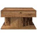  Salongbord gammelt tre 55x55x30 cm konstruert tre 8721158439857