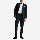 Ralph Lauren The R.L. Plaid Tweed Jacket - Black/navy/green Flerfarget 50