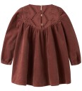 Lil" Atelier Kjole   Corduroy   NmfOnellas   Mahogni   Lil Atelier   7 år (122)   Kjole Bordeaux Brun