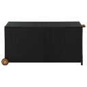 vidaXL Hageboks svart 120x65x61 cm polyrotting