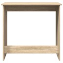  Skrivebord sonoma eik 80x40x75 cm sponplate