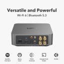 WiiM Amp Pro streamingforsterker mørkegrå