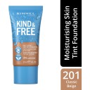 Rimmel Kind & Free 30 ml Fuktighetsgivende Foundationkrem Classic Beige 201