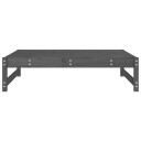  Hagefotskammel grå 120x80 cm heltre furu 825711
