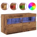  TV Veggskap Gamle tre 80 x 30 x 40 cm Konstruert tre