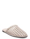 Tommy Hilfiger Hilfiger Leather Mix Flat Mule   Cream   40