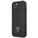 Guess iPhone 13 Mini Deksel Solid Hardcase med Saffianotriangle Logo Svart