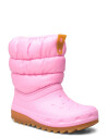Crocs Pink Tweed/Gum Classic Neo Puff Støvler 32 33