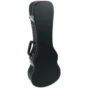 Rockcase Ukulele Hardshell Case Baritone, Curved - Svart