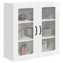  Kjøkkenskap Høyglanset hvit 80 x 31 x 80 cm Konstruert tre