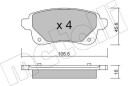 METELLI 22 1112 0 Bremseklosser