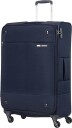 Samsonite Base Boost lett myk utvidbar stor koffert 78 cm Mørkeblå