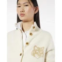 Maison Kitsuné Dame Strikkevarer Hvit M,