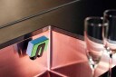 HAPPY SiNKS Holder til skuresvamp/oppvaskbørste Magnetisk Kullsvart