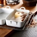 Pillivuyt Toulouse ildfast form 2,2L 2 stk hvit