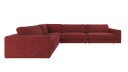 Rowico Home Duncan hjørnesofa Rød Anna 8 345 x 233 x 78 cm Rød