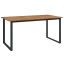 vidaXL Hagebord med U-ben 160x80x75 cm heltre akasie