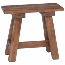 vidaXL benk Naturlig 50,5 x 25 x 47,5 cm Massivt mahognitre