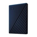 WD My Passport 4TB Ekstern Harddisk med USB 3.2 Gen 1 og 256-biters Kryptering - Blå
