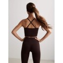 Aim'n   Bh topp Shape Seamless Cross Back Bralette   Brun