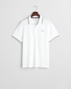 Gant Piquéskjorte med kontrast WHITE M