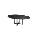 Melchior Dining Table Oval Charcoal