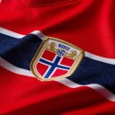 Nike NORGE 26 Stadium Hjemmedrakt Junior Chile Red/White 128 137