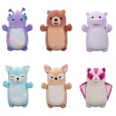 Squishmallows Hugmees Plysjbamse 25cm Brixton Stripepungdyr