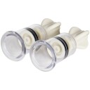 Überlube Twist and Suck Vakuum Brystvorte-pumper     - Klar - L/38 mm
