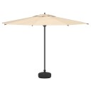 vidaXL Parasollfot sand/vann 15 L svart