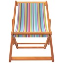  Sammenleggbare strandstoler 2 stk flerfarget stoff 3214494