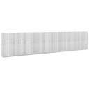 vidaXL Gabion med 3,5 mm wire og 5x2,5 cm nett 950x50x200 cm